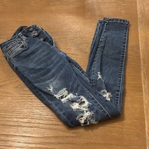 Bluenotes Ripped Dark Blue Skinny Jeans
